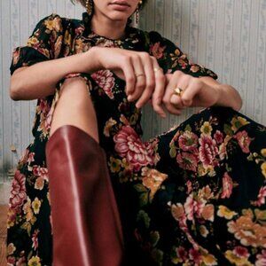 Sezane Prima Dress Imprimé Poupée Russe - Size 38